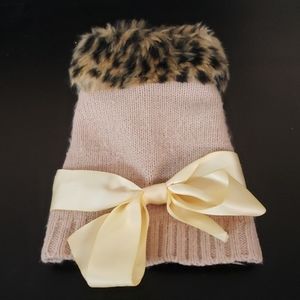 Leopard/Pink Dog Sweater